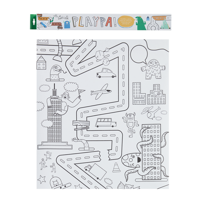 Playpa Paper - Monsters Take Over the City by Olli Ella Toys Olli Ella   
