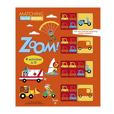 Matching Game Book - Zoom! Books Chronicle Books   
