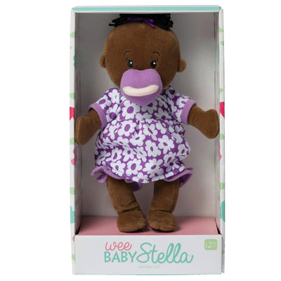 Wee Baby Stella Doll - Brown with Black Hair by Manhattan Toy Toys Manhattan Toy   