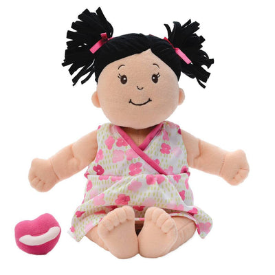 Baby Stella Doll - Peach with Black Hair by Manhattan Toy Toys Manhattan Toy   