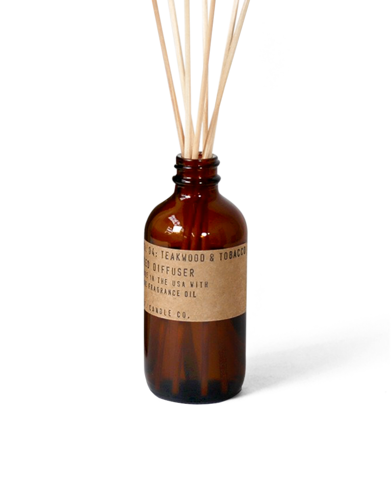 Tobacco + Teak Reed Diffuser by PF Candle Co Decor PF Candle Co   