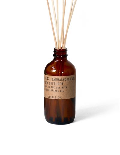 Sandalwood Rose Reed Diffuser by PF Candle Co Decor PF Candle Co   