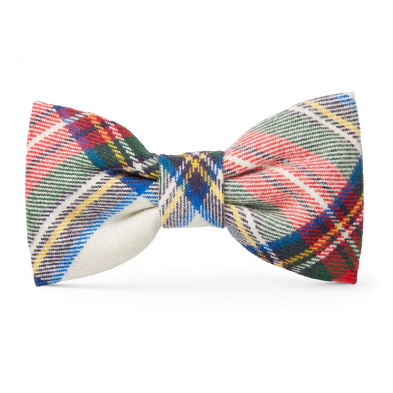 Regent Plaid Flannel Dog Bow Tie by The Foggy Dog Pets The Foggy Dog Small  