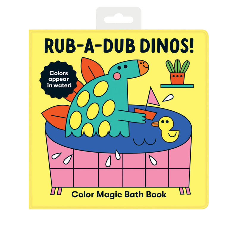 Color Magic Bath Book - Rub-a-Dub Dinos! Books Mudpuppy   