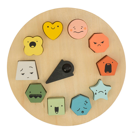 Shapes of Emotions Wooden Toy by Wonder & Wise