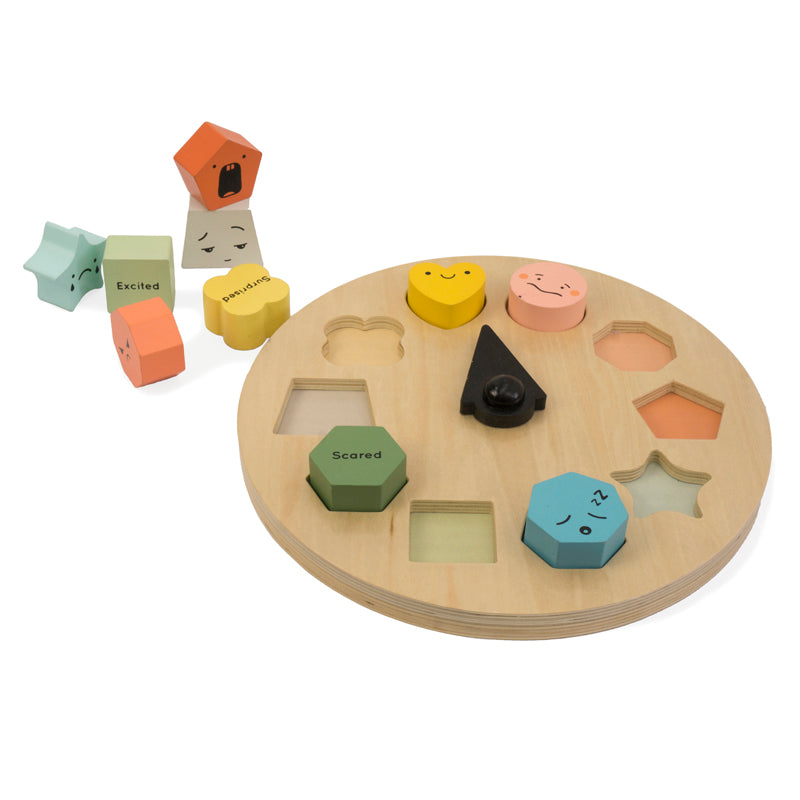 Shapes of Emotions Wooden Toy by Wonder & Wise Toys Wonder & Wise   