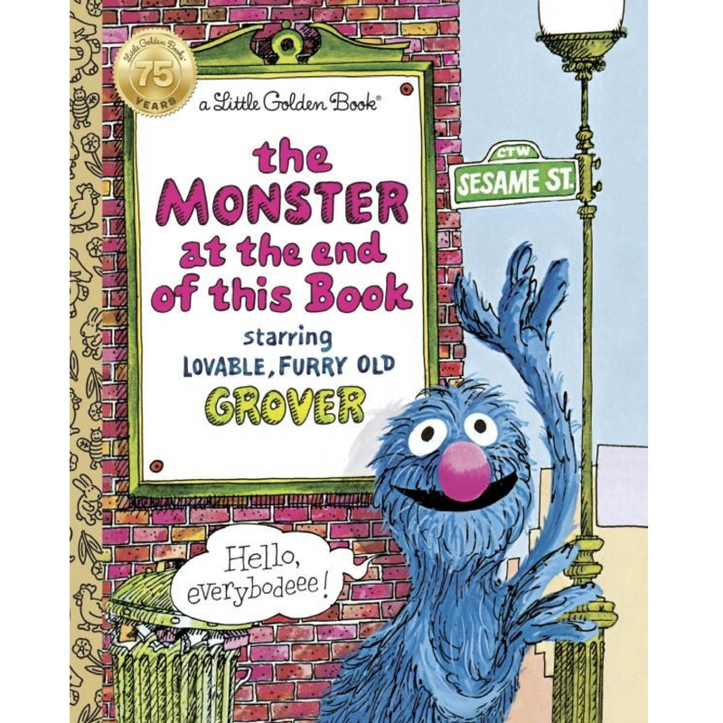Monster At The End Of This Book - Little Golden Book Books Random House   