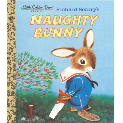 Richard Scarry's Naughty Bunny - Little Golden Book Books Random House   