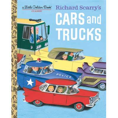 Richard Scarry's Cars and Trucks - Little Golden Book Books Random House   