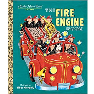 The Fire Engine Book - Little Golden Book Books Random House   