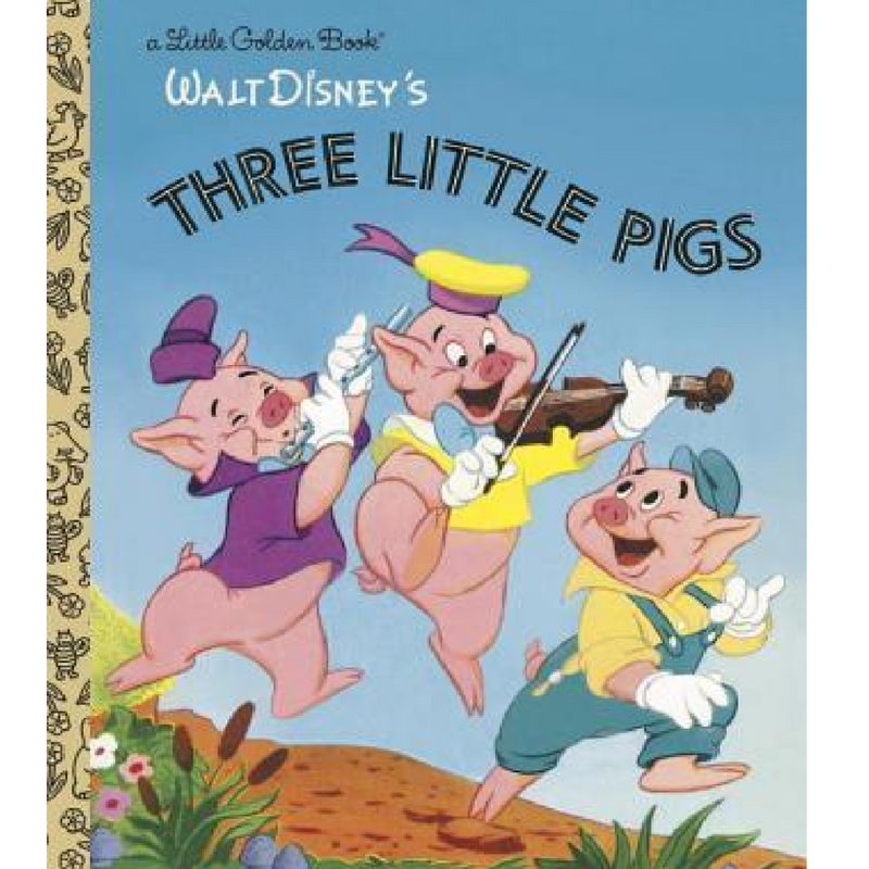 The Three Little Pigs - Little Golden Book Books Random House   