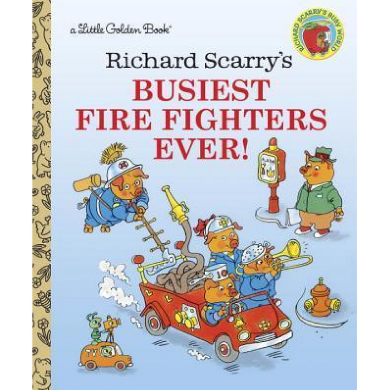 Busiest Firefighters Ever! - Little Golden Book Books Random House   