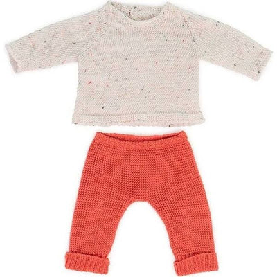 Knitted Doll Outfit 15" - Sweater & Trousers by Miniland Toys Miniland   