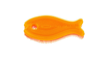 Silicone Bath Scrub - Gold Fish by InnoBaby Bath + Potty InnoBaby   