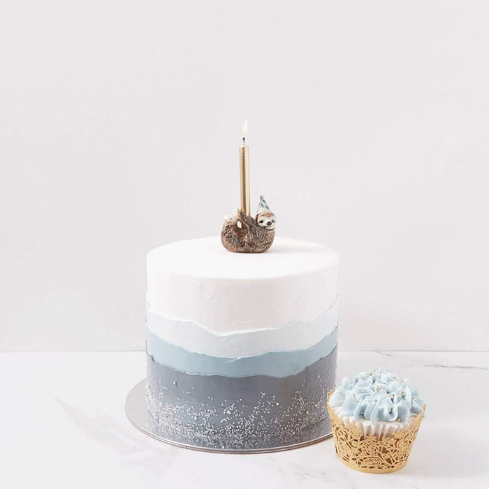 Sloth "Party Animal" Cake Topper by Camp Hollow Paper Goods + Party Supplies Camp Hollow   