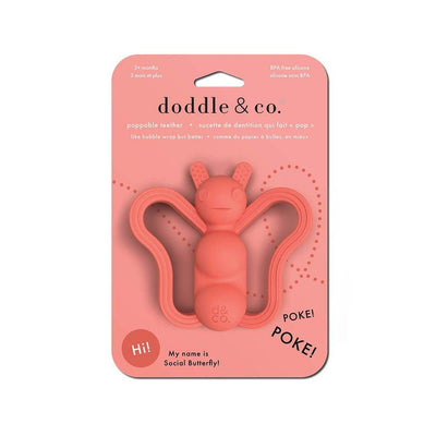 The Chew - Social Butterfly Teether by Doddle & Co Toys Doddle & Co   