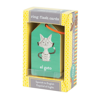 Ring Flash Cards - Spanish Toys Chronicle Books   