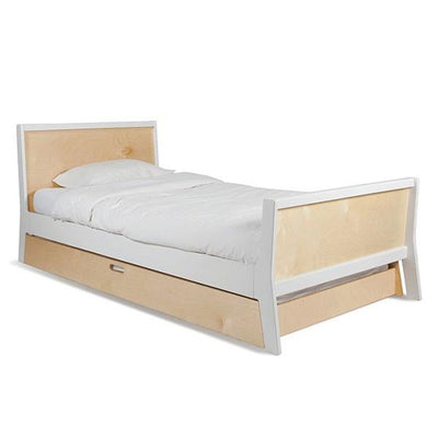 Sparrow Twin Bed - White / Birch by Oeuf Furniture Oeuf   