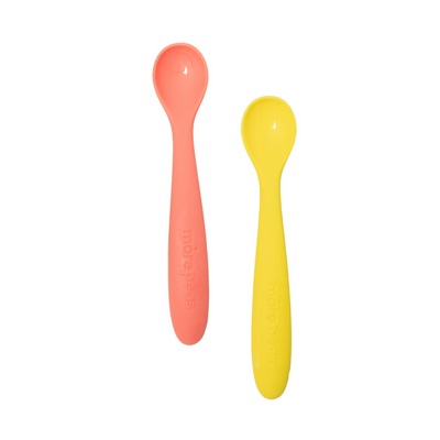 Baby to Tots Spoons 2 Pack by morepeas Nursing + Feeding morepeas Melon  