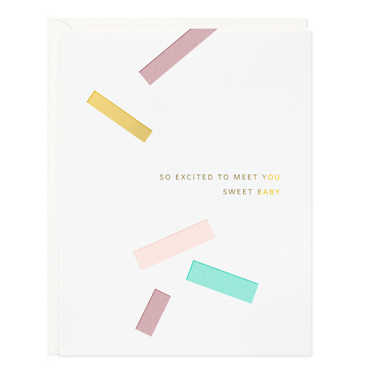 Sweet Baby Confetti Card by Ramona & Ruth Paper Goods + Party Supplies Ramona & Ruth   
