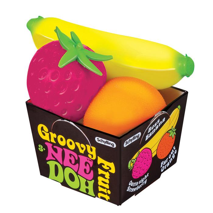 Nee Doh Groovy Fruit by Schylling Toys Schylling   