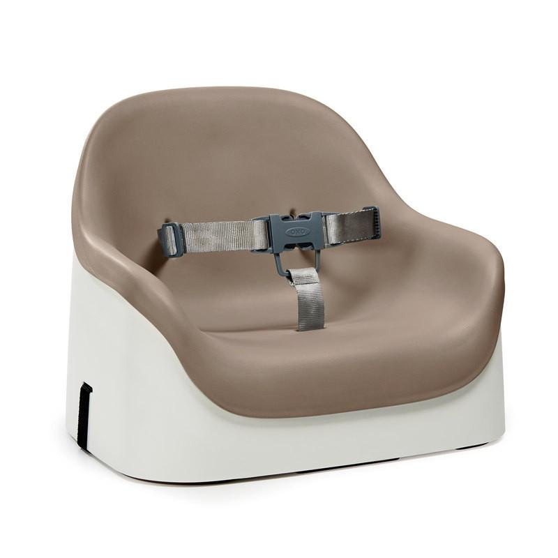 OXO Tot Nest Booster Seat with Straps - Taupe Furniture OXO   
