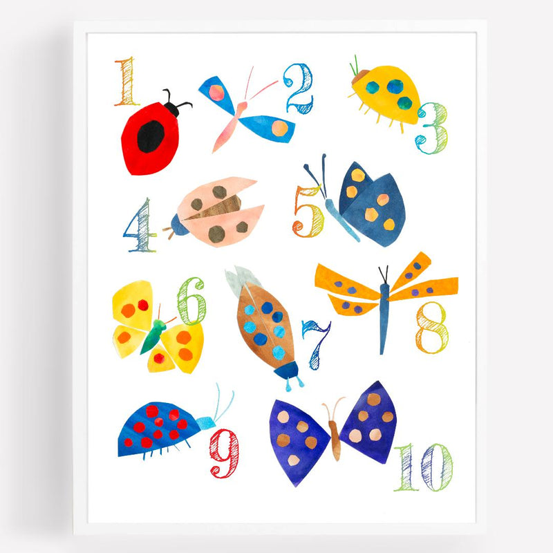 Counting Spots Art Print - 8x10 by Mia Posada