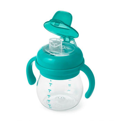 Transitions Soft Spout Training Cup Set - Teal by OXO Tot Nursing + Feeding OXO   