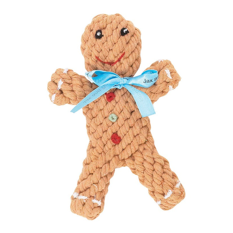 Rope Dog Toy - Gingerbread 6" by Jax & Bones Pets Jax & Bones   
