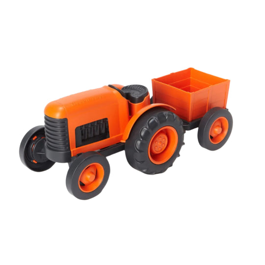 Recycled Tractor - Orange by Green Toys