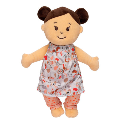 Wee Baby Stella Twins - Peach with Brown Hair by Manhattan Toys Toys Manhattan Toy   