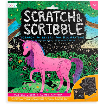 Scratch & Scribble - Magical Unicorns by OOLY Toys OOLY   