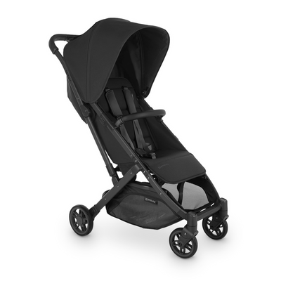 Minu V2 Stroller by UPPAbaby Gear UPPAbaby JAKE (charcoal/carbon/ black leather)  