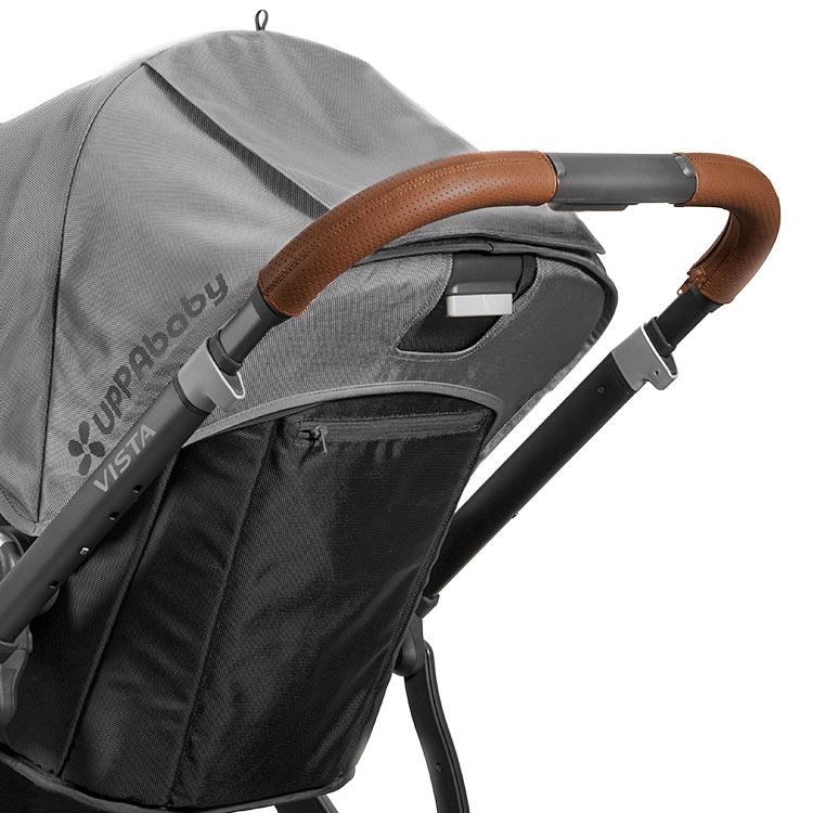 Vista Leather Handlebar Covers by UPPAbaby Gear UPPAbaby Saddle  
