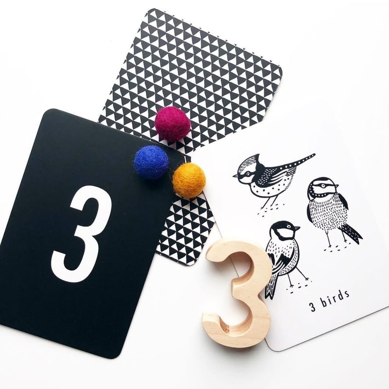 Nature Number Cards by Wee Gallery Toys Wee Gallery   