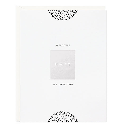 Welcome Baby Block Card by Ramona & Ruth