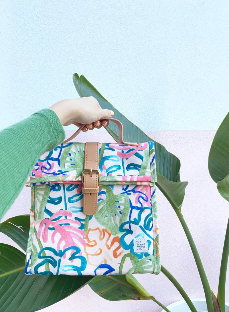 Lunch Satchel - Wild Monstera by The Somewhere Co. Nursing + Feeding The Somewhere Co.   